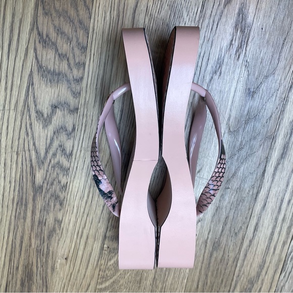 TORY BURCH Thandie Wedge Sandal Women’s 8.5 - Picture 4 of 8